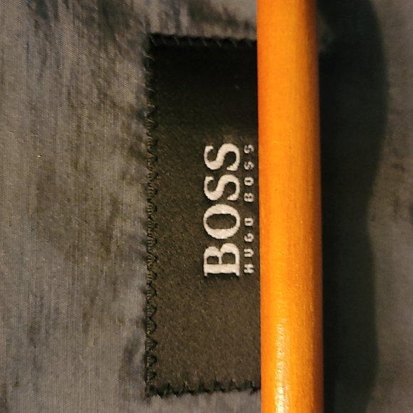 Hugo Boss Men's Black Trench Coat Size 52 - Picture 2 of 8